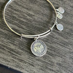 Alex and Ani Silver Charm Bracelet